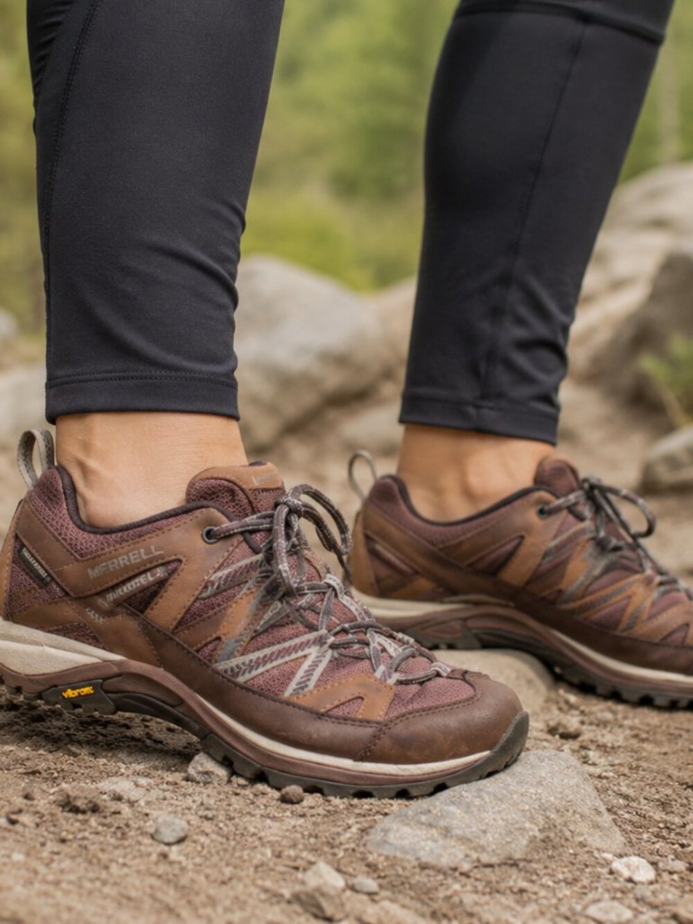 Merrell Siren Sport 3 Womens 11 Brown Hiking Trail Shoes Vibram Waterproof Outdo